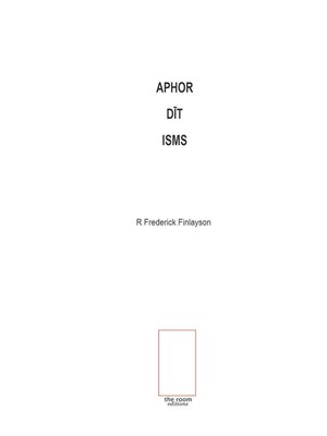 cover image of APHOR DĪT ISMS